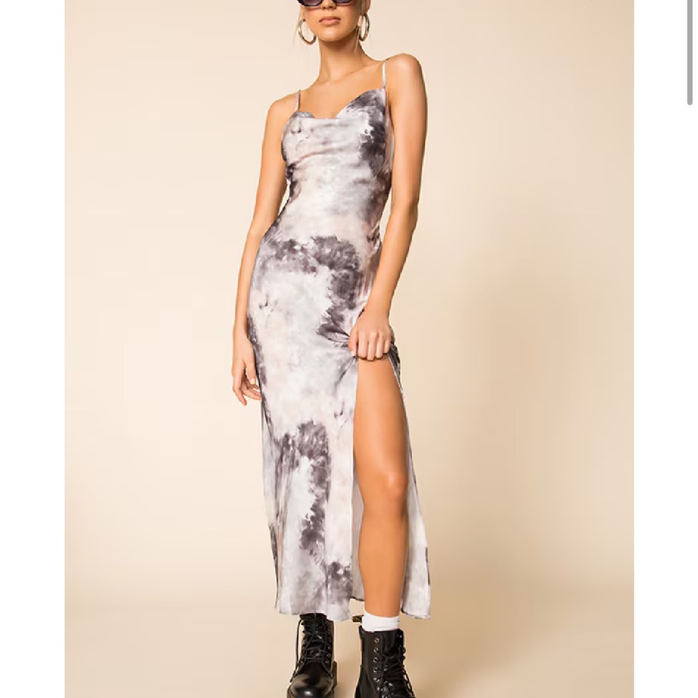 Revolve superdown krystal slit maxi dress